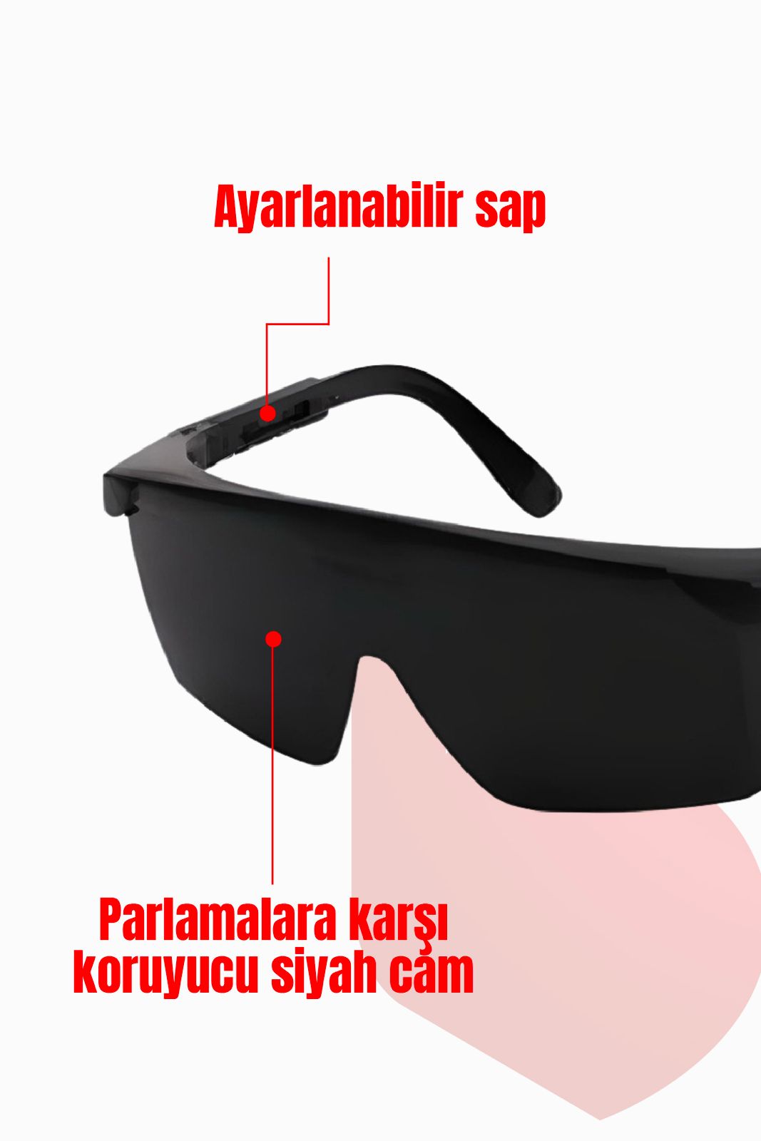 Starline İş Güvenliği Gözlüğü Kaynakçı Tipi Darbeye Dayanıklı UV Korumalı Gözlük
