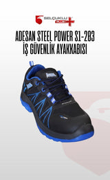 Steel Power S1-203 Kompozit Burunlu Su İtici Deri İş Güvenliği Ayakkabısı