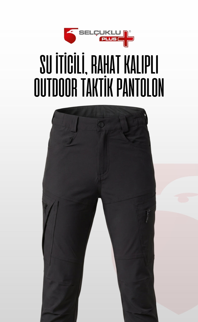 Su İticili, Fermuar Cepli ve Rahat Kalıplı Outdoor Taktik Pantolon
