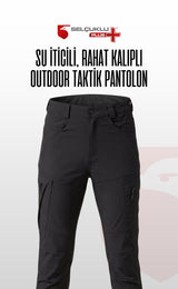 Su İticili, Fermuar Cepli ve Rahat Kalıplı Outdoor Taktik Pantolon