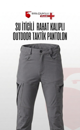 Su İticili, Fermuar Cepli ve Rahat Kalıplı Outdoor Taktikal Pantolon