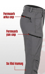 Su İticili, Fermuar Cepli ve Rahat Kalıplı Outdoor Taktikal Pantolon