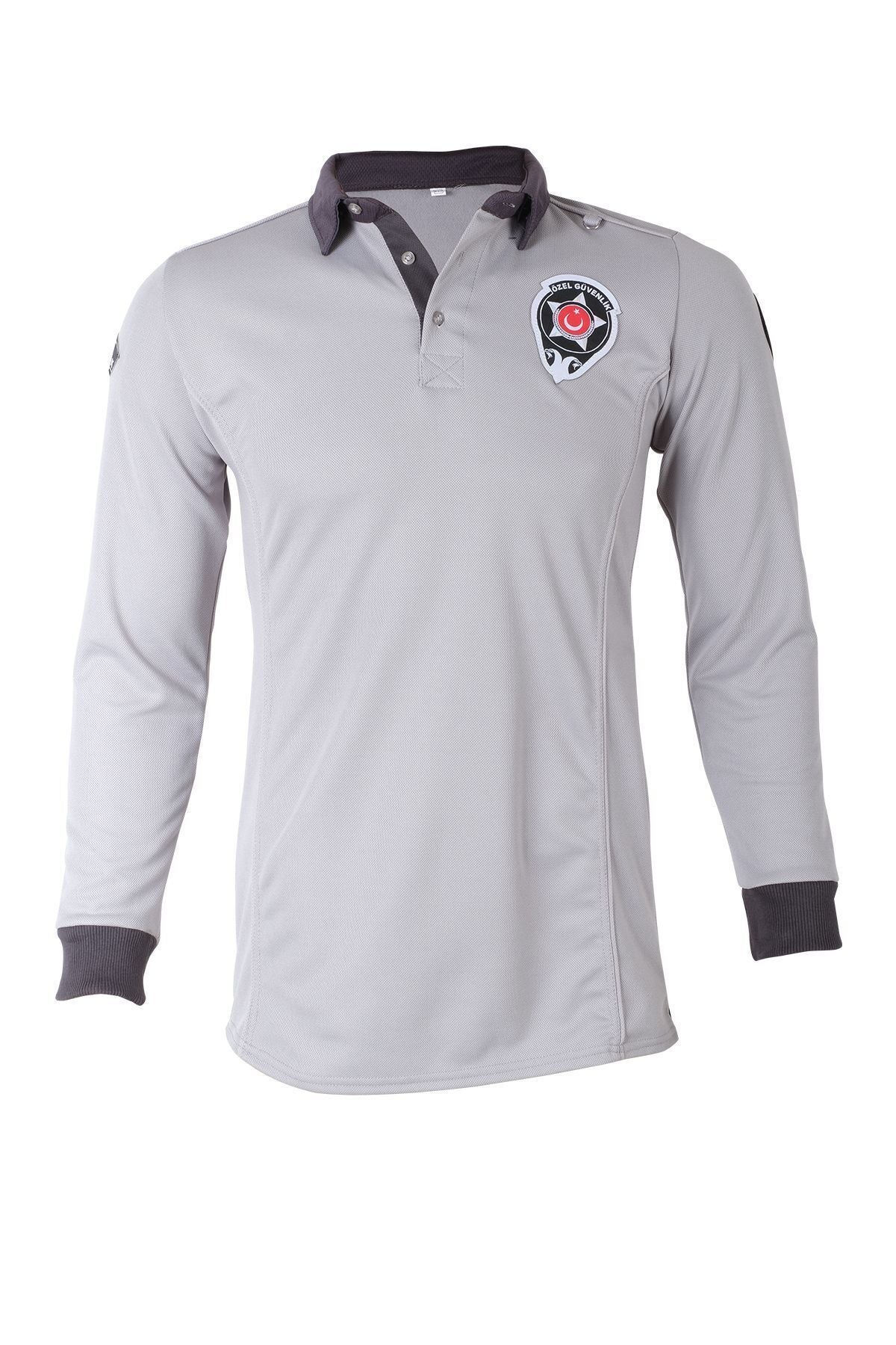 Yeni Kamu Personel Özel Güvenlik Tişört Uzun Kollu Kışlık Tshirt Yönetmeliğe Uygun