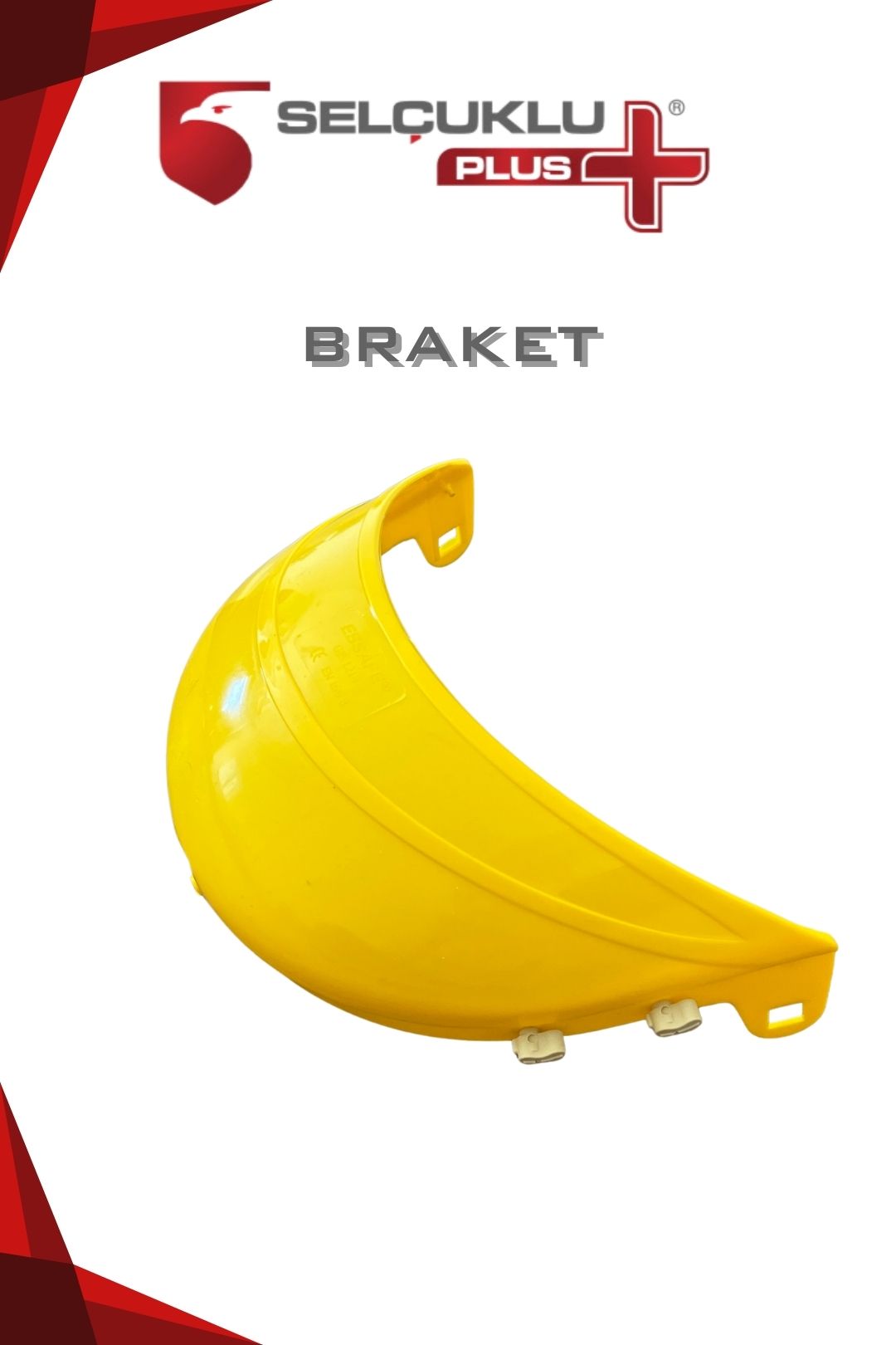 Yüz Koruyucu Siperlik Alınlığı Braket Sarı Renk Endüstriyel Güvenlik Ekipmanı